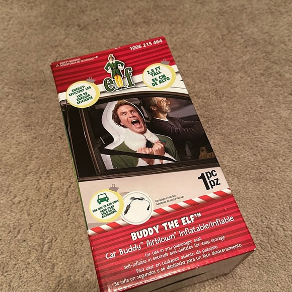Buddy the Elf 2.8 ft tall light up car buddy inflatable - Picture 1 of 5